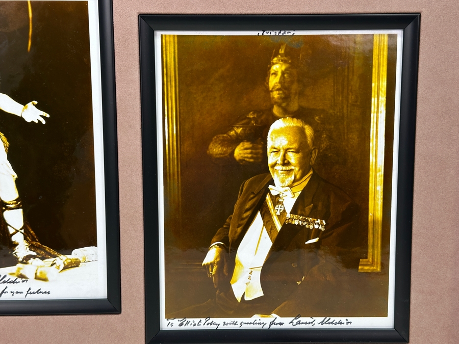 Pair Of Lauritz Melchior (1890-1973, Danish Opera Singer) Hand Signed And Personalized 8 X 10 Photographs [Photo 3]