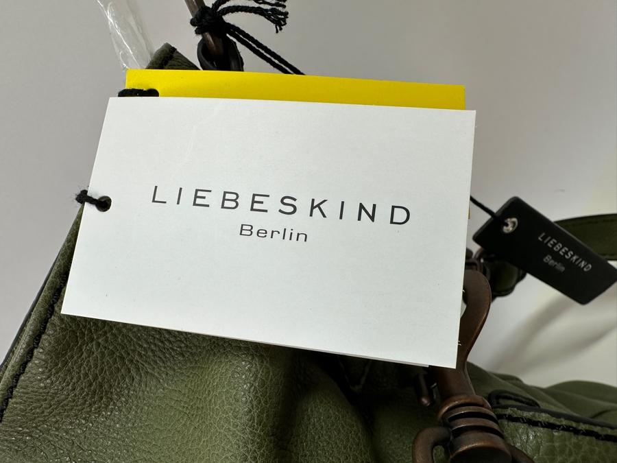 Liebeskind Green Leather Handbag New with Tags [Photo 3]