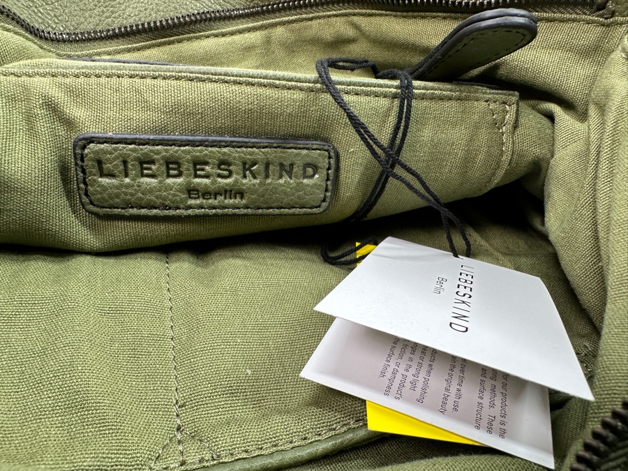 Liebeskind Green Leather Handbag New with Tags [Photo 9]