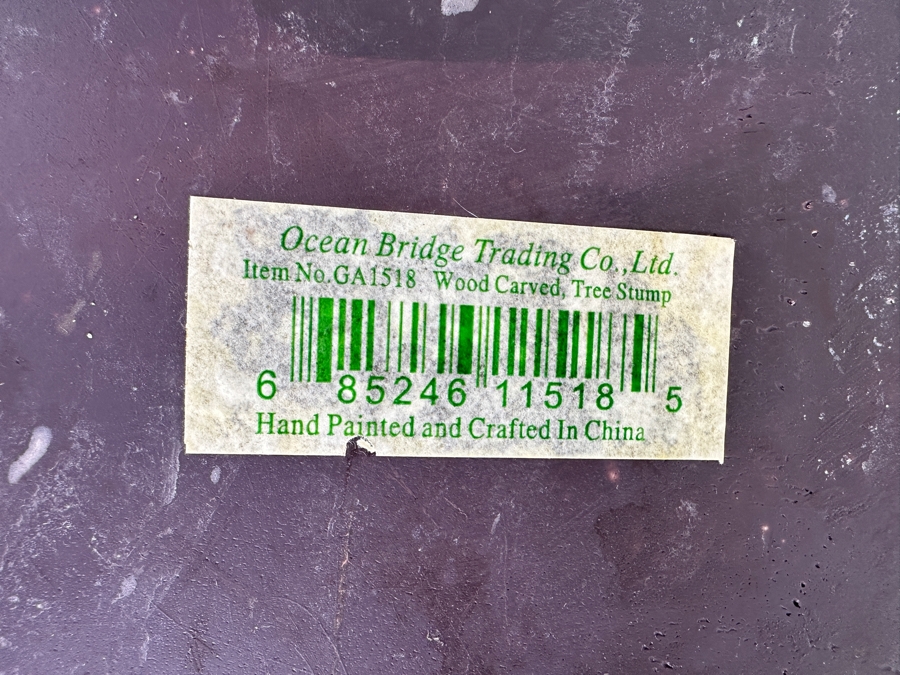 Wood Carved Tree Stump by Ocean Bridge Trading Company 16'W x 8'H [Photo 4]
