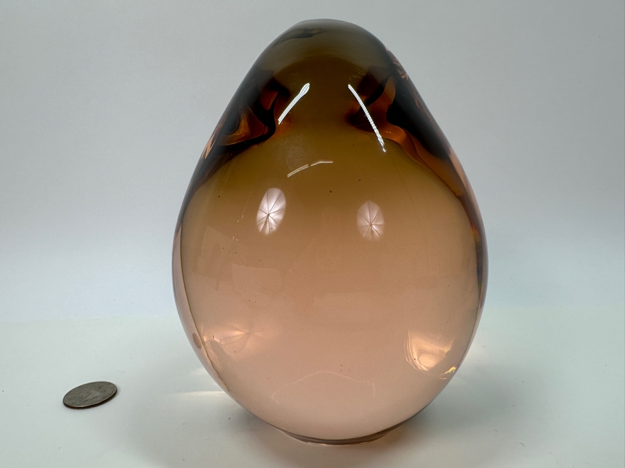 Pino Signoretto for Oggetti Signed Murano Glass Penguin 6.5'H [Photo 4]