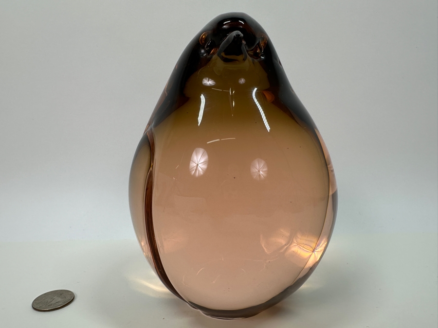 Pino Signoretto for Oggetti Signed Murano Glass Penguin 6.5'H [Photo 2]