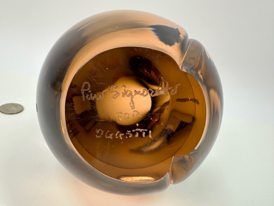 Pino Signoretto for Oggetti Signed Murano Glass Penguin 6.5'H [Photo 8]