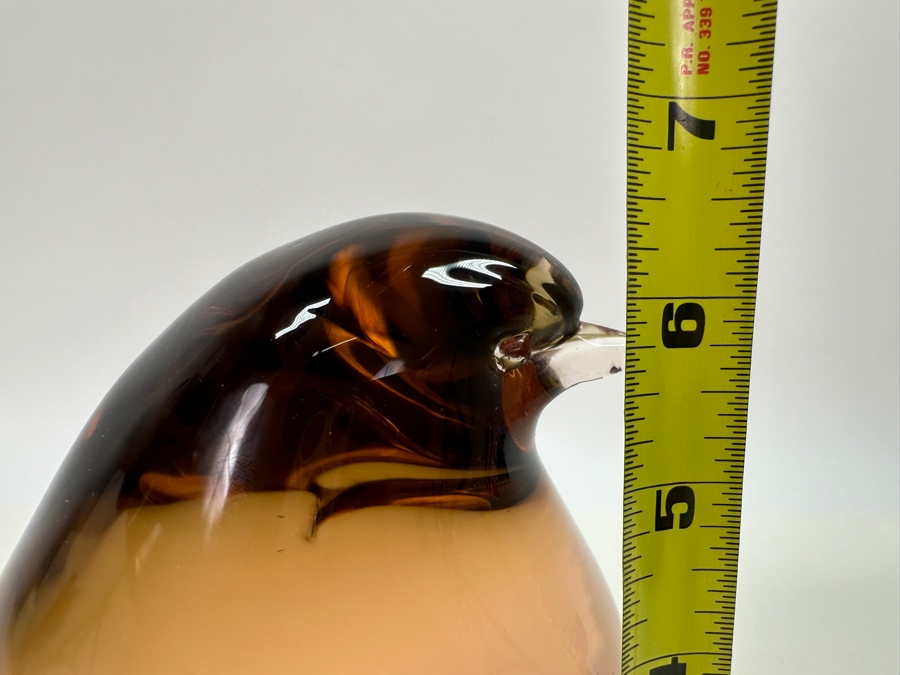 Pino Signoretto for Oggetti Signed Murano Glass Penguin 6.5'H [Photo 10]