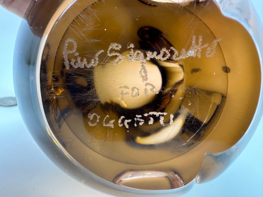 Pino Signoretto for Oggetti Signed Murano Glass Penguin 6.5'H [Photo 6]