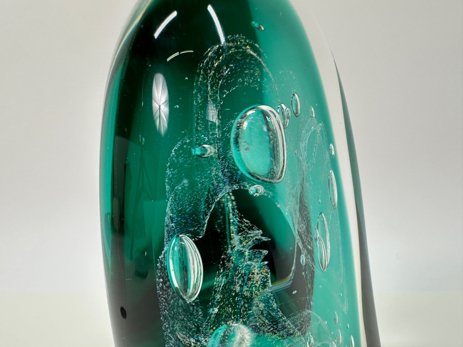 Art Bubble Glass Signed SGS 2000 [Photo 11]