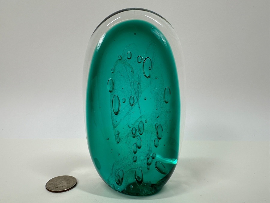 Art Bubble Glass Signed SGS 2000 [Photo 6]