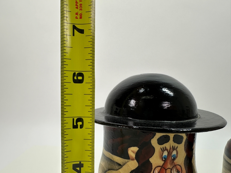 Russian Wooden Matryoshka Jewish Nesting Dolls 6'H [Photo 7]