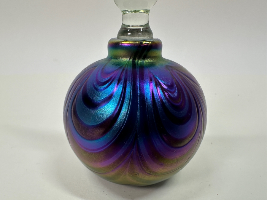 Vintage Glass Perfume Bottle 5'H Retails $85 [Photo 2]