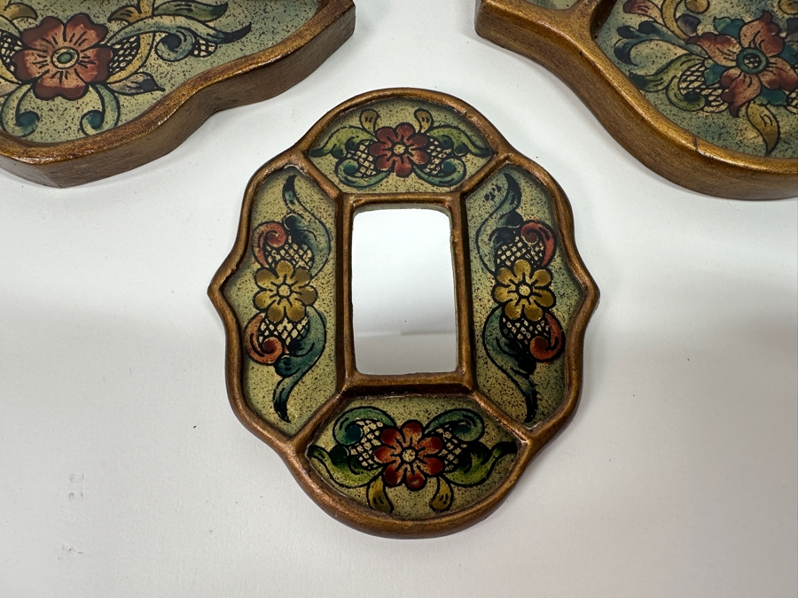Robert M. Weiss Wall Mirrors Hand Made In Peru Five Wall Mirrors 8.5H & 4.5H [Photo 2]