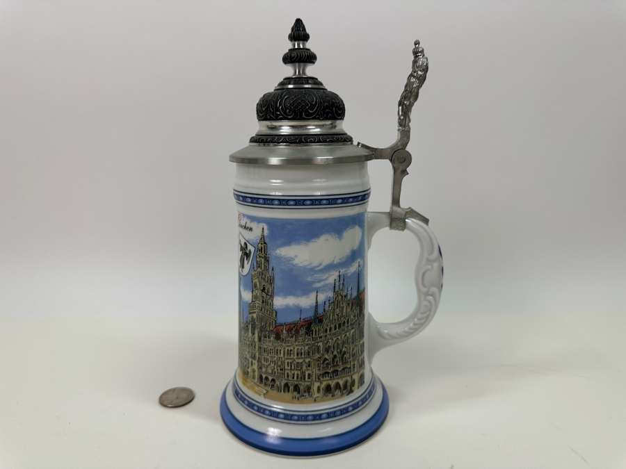 Huber Limited Edition 199/850 German Beer Stein 9.75'H [Photo 3]