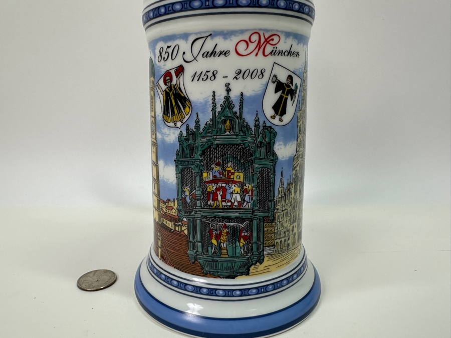 Huber Limited Edition 199/850 German Beer Stein 9.75'H [Photo 2]