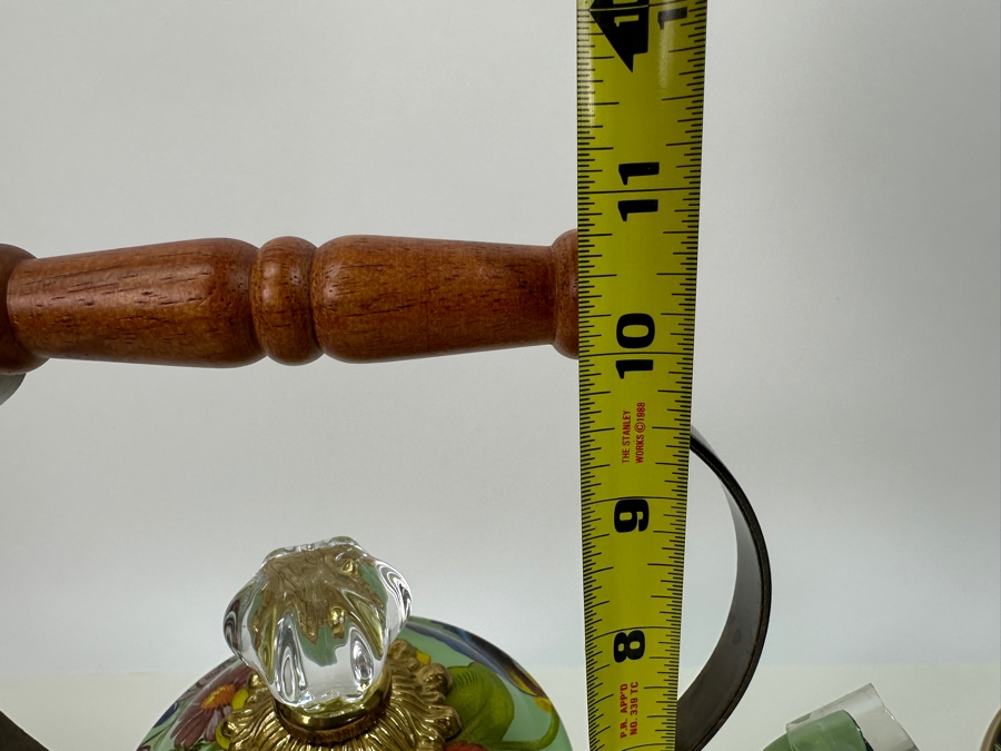 MACKENZiE-CHiLDS Metal/Enamel Flower Market Lidded Sugar Bowl, Teapot and Footed Bowl [Photo 10]