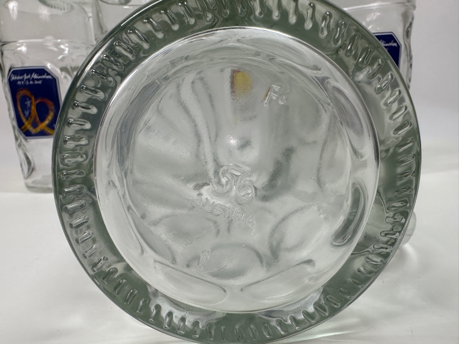 (7) Munich Oktoberfest Official Glass Gerus Beer Mugs 1L 8'H [Photo 8]