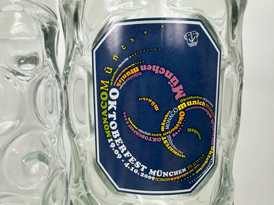 (7) Munich Oktoberfest Official Glass Gerus Beer Mugs 1L 8'H [Photo 6]