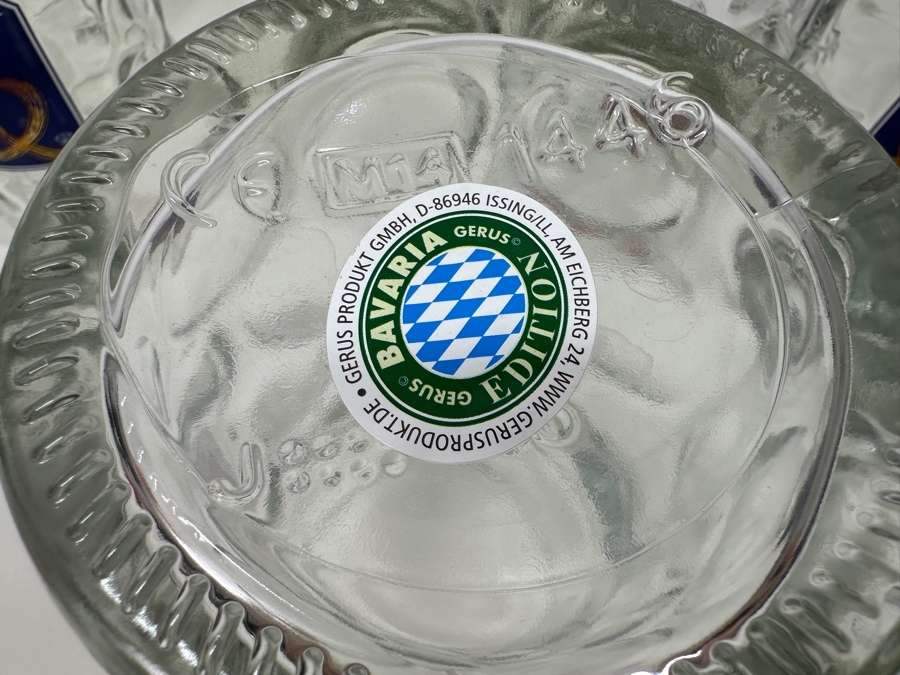 (7) Munich Oktoberfest Official Glass Gerus Beer Mugs 1L 8'H [Photo 11]
