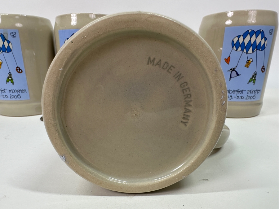 (5) 2006 Munich Oktoberfest Official Ceramic Small Rastal Beer Mugs .25L 4'H [Photo 4]