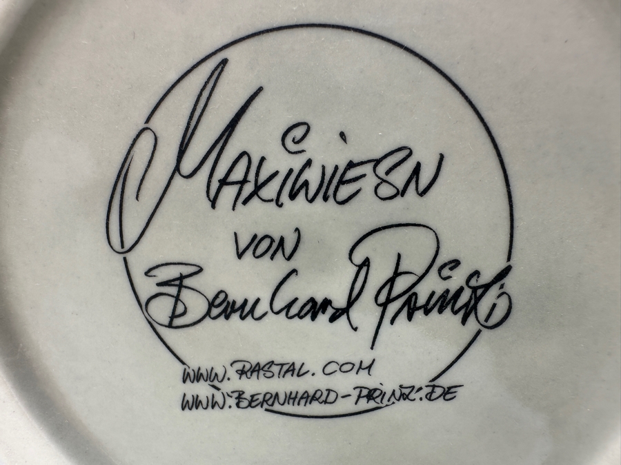 (4) Maxiwiesn Von Bernhard Prinz Rastal Satirical Ceramic 1L Beer Mugs 7.5H [Photo 14]