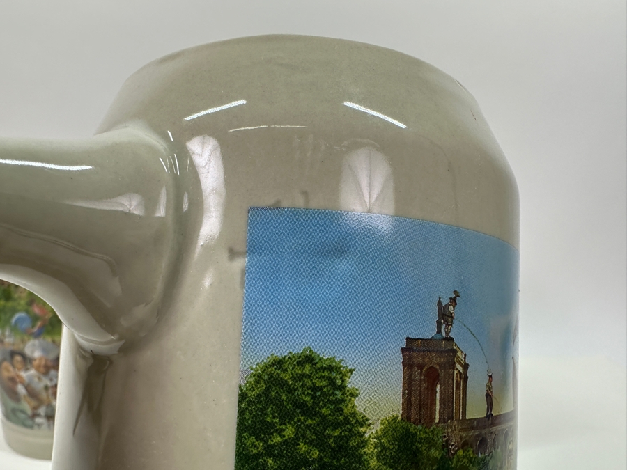 (4) Maxiwiesn Von Bernhard Prinz Rastal Satirical Ceramic 1L Beer Mugs 7.5H [Photo 15]
