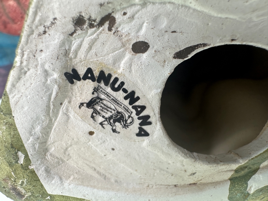 Set of Three Nanu-Nana Hand Painted Ceramic German Garden Gnomes 9'H [Photo 3]