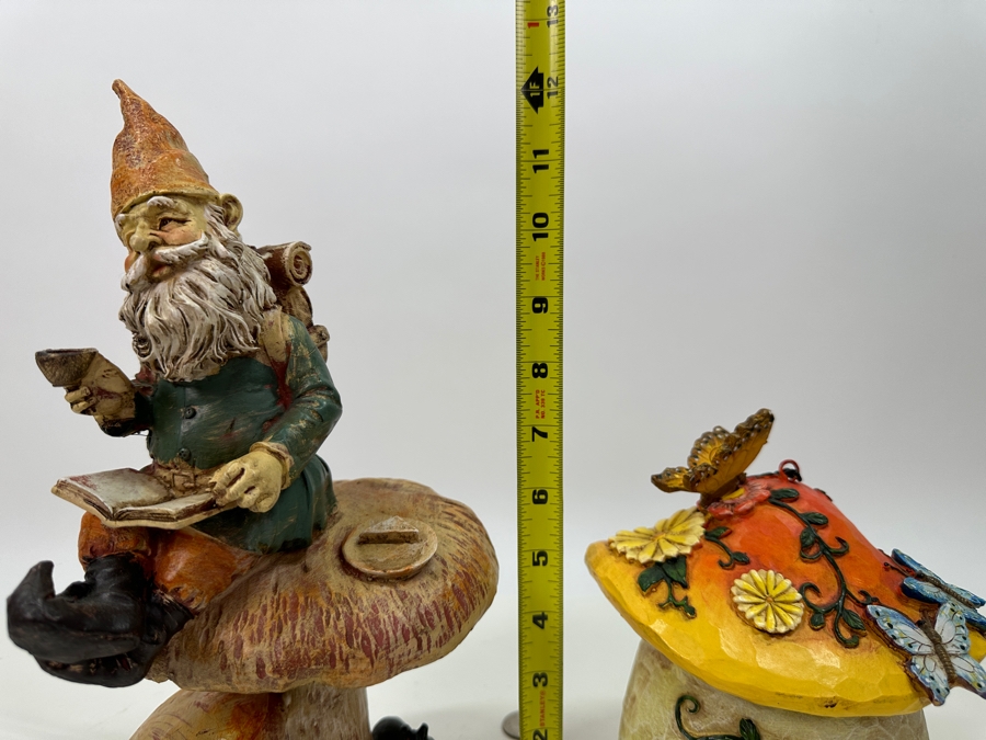 Shinoda Gnome and Tii Collections Resin Mushroom 12'H/7.5'H [Photo 9]