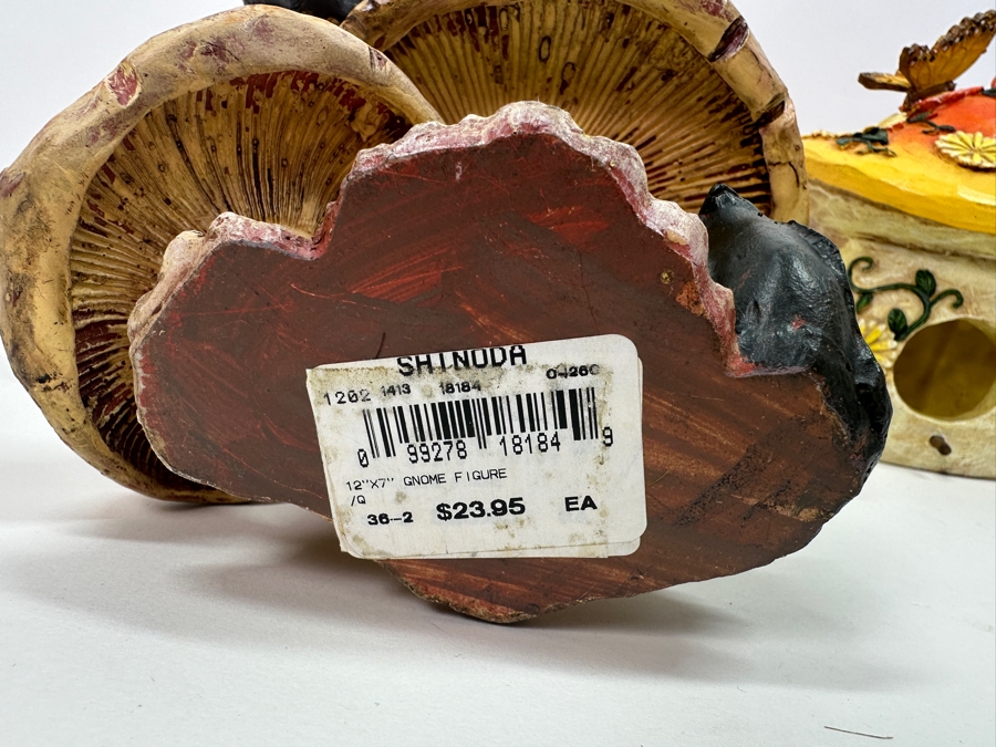 Shinoda Gnome and Tii Collections Resin Mushroom 12'H/7.5'H [Photo 6]
