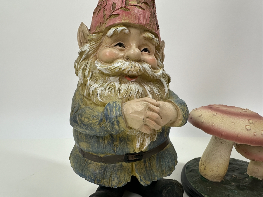 Set of Resin Gnomes and Mushroom Figurines [Photo 2]