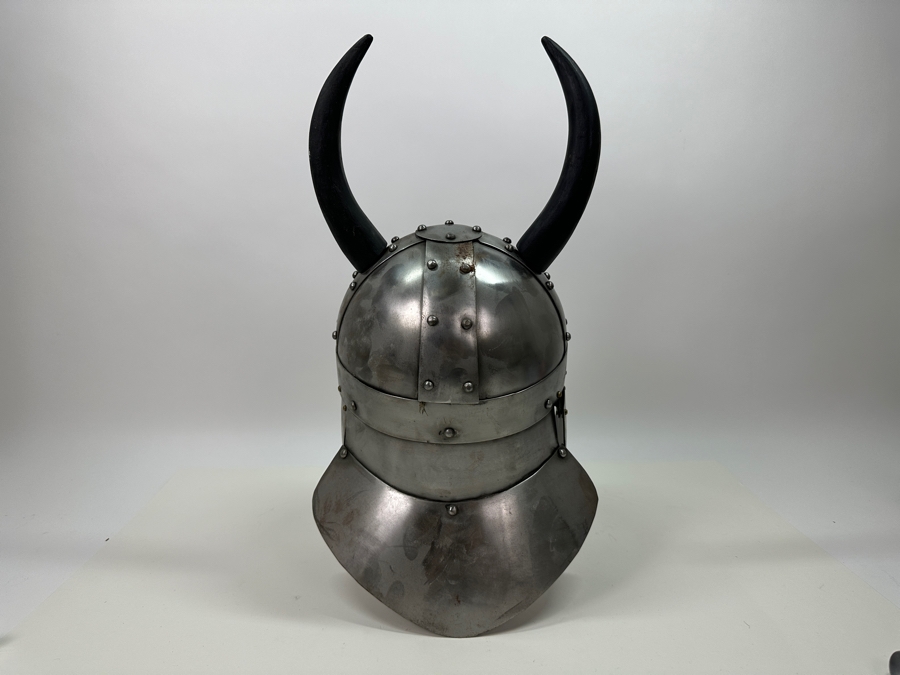 Shinoda 15' Steel Fantasy Costume Helmet with Horns [Photo 6]