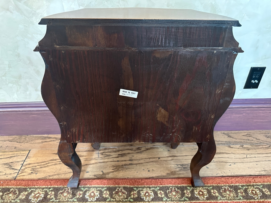 Small Italian Wooden Chest Of Drawers 20W X 11D X 25H [Photo 6]