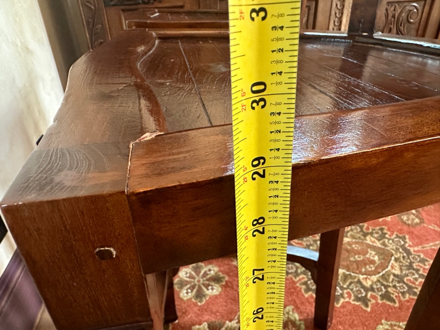 Pair Of Wooden Barstools 29'H Seat Height [Photo 5]