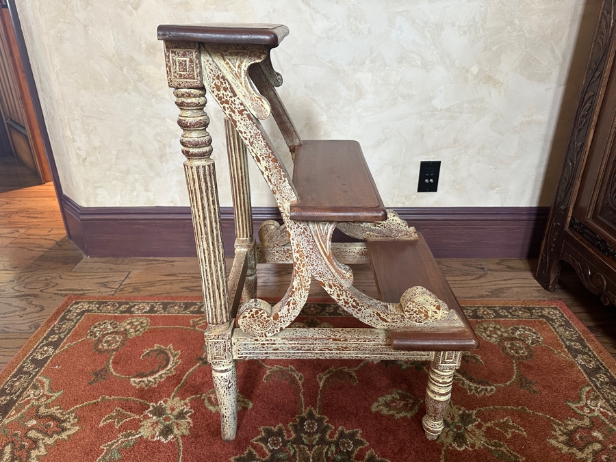 Wooden Library Steps 18W X 20D X 31.5H [Photo 3]