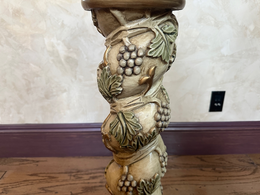 Hand Painted Wood Carved Column 36'H [Photo 5]