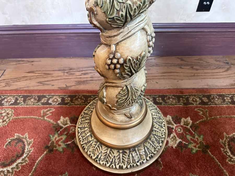 Hand Painted Wood Carved Column 36'H [Photo 6]