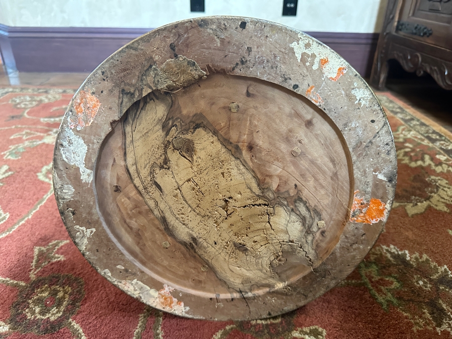 Hand Painted Wood Carved Column 36'H [Photo 8]