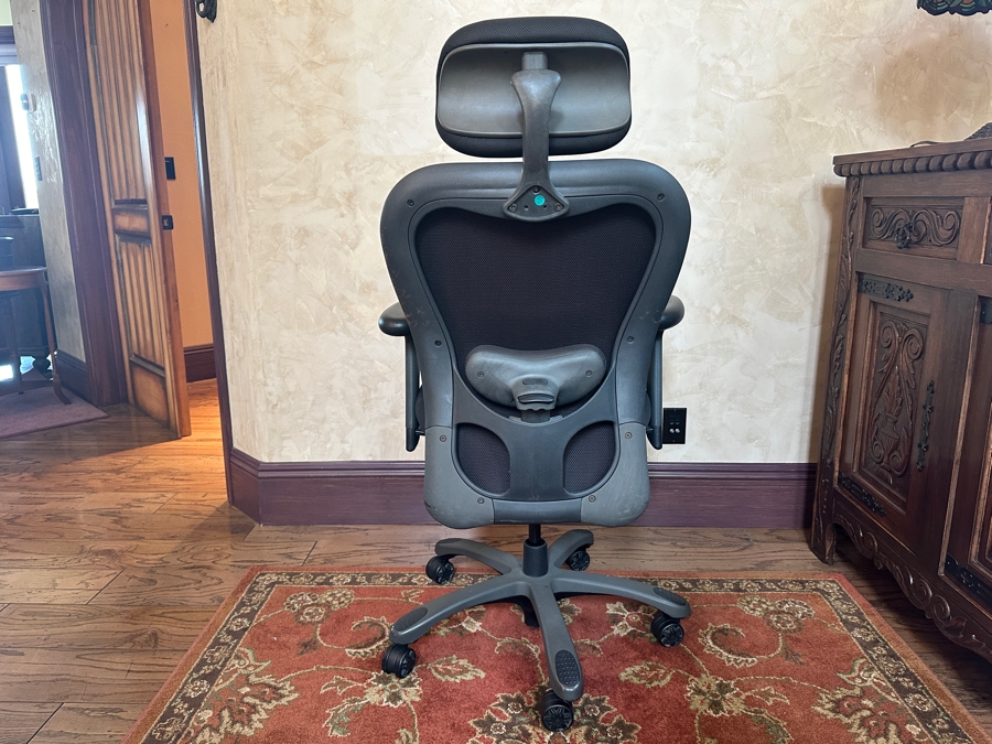 CXO Nightingale Office Chair - See Photos - One Arm Rest Is Damaged And Needs Replacement Retail $1,500  [Photo 4]
