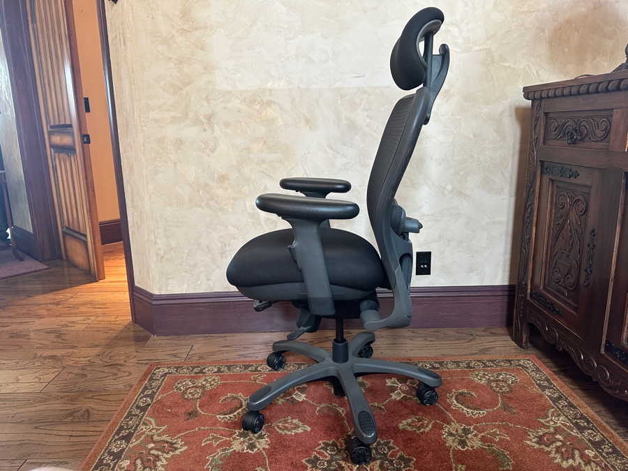 CXO Nightingale Office Chair - See Photos - One Arm Rest Is Damaged And Needs Replacement Retail $1,500  [Photo 5]