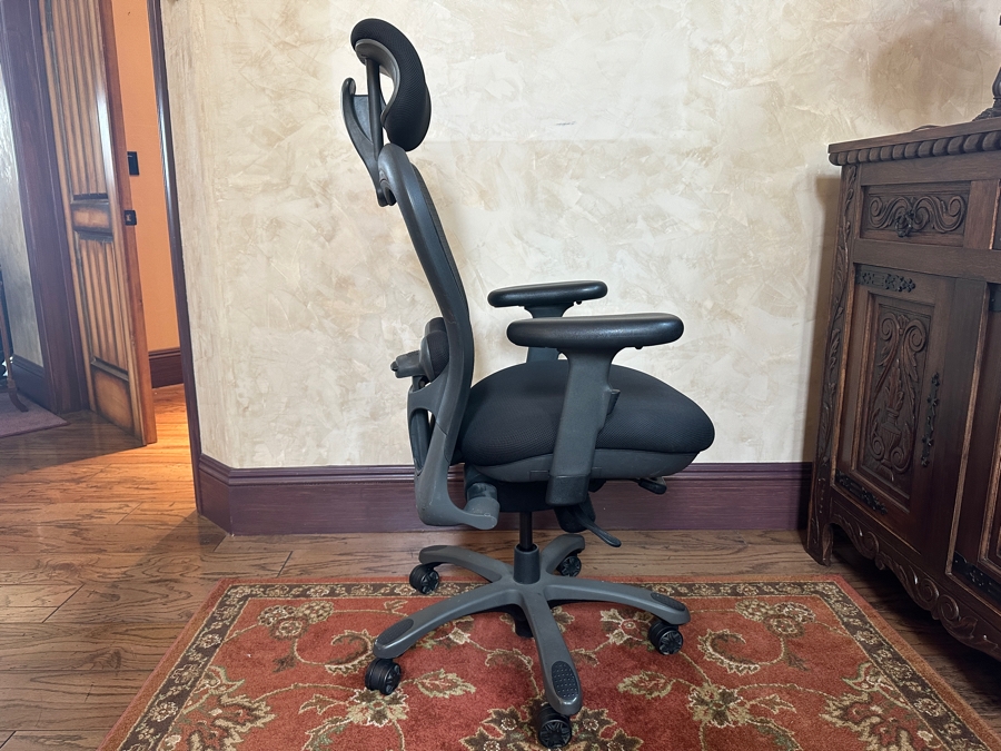 CXO Nightingale Office Chair - See Photos - One Arm Rest Is Damaged And Needs Replacement Retail $1,500  [Photo 3]
