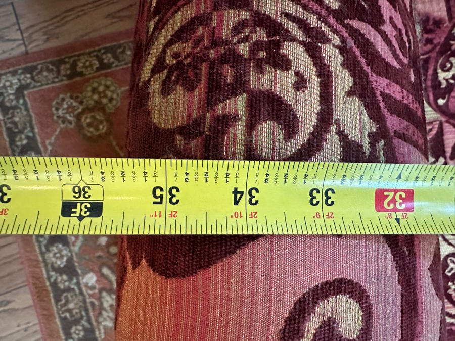 Upholstered Armchair and Ottoman with Nailheads 35.5'W x 38'D x 37'H [Photo 5]