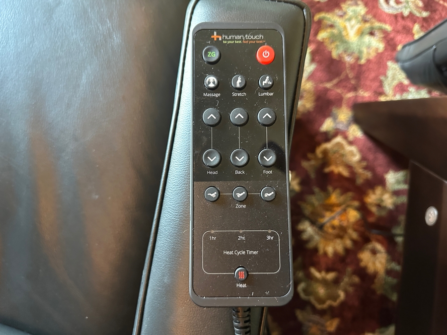 Human Touch Gravis ZG Chair Zero Gravity Massage Multi-Zone Heated Chair With Remote (Chair On Right) Retails $5,499 [Photo 7]