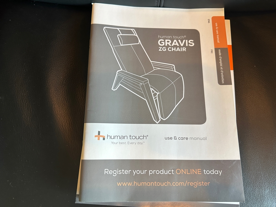 Human Touch Gravis ZG Chair Zero Gravity Massage Multi-Zone Heated Chair With Remote (Chair On Right) Retails $5,499 [Photo 4]