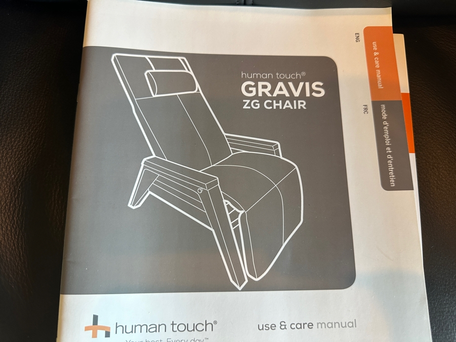 Human Touch Gravis ZG Chair Zero Gravity Massage Multi-Zone Heated Chair With Remote (Chair On Right) Retails $5,499 [Photo 5]
