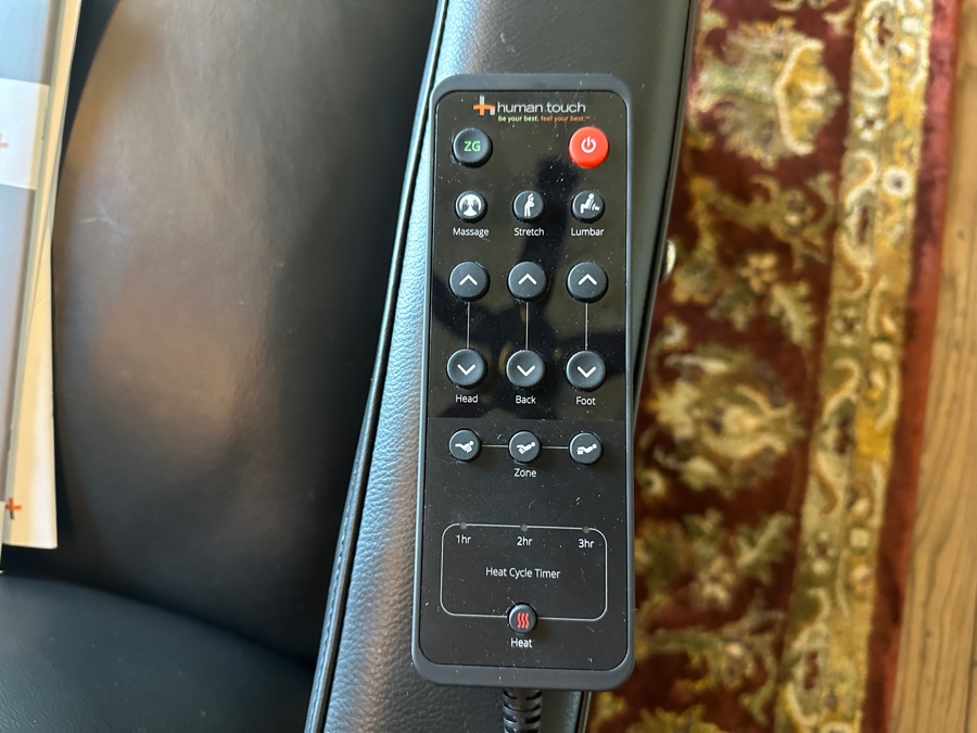 Human Touch Gravis ZG Chair Zero Gravity Massage Multi-Zone Heated Chair With Remote (Chair On Left) Retails $5,499 [Photo 3]
