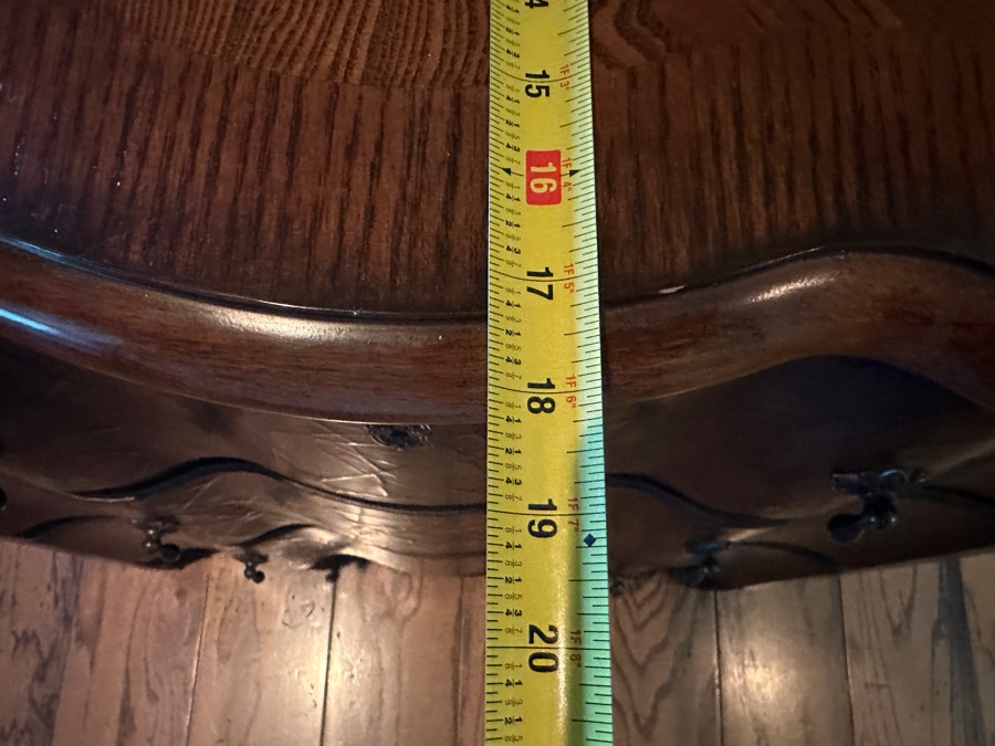 Wooden Chest of Drawers with Serpentine Front 36'W x 19'D x 34'H [Photo 10]