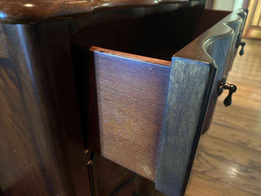 Wooden Chest of Drawers with Serpentine Front 36'W x 19'D x 34'H [Photo 6]