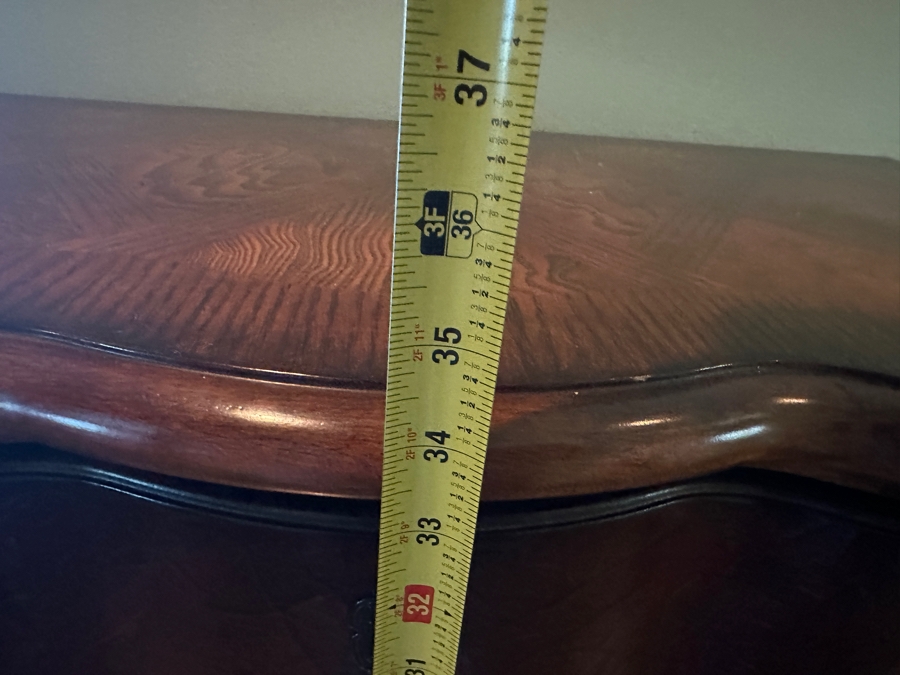 Wooden Chest of Drawers with Serpentine Front 36'W x 19'D x 34'H [Photo 11]