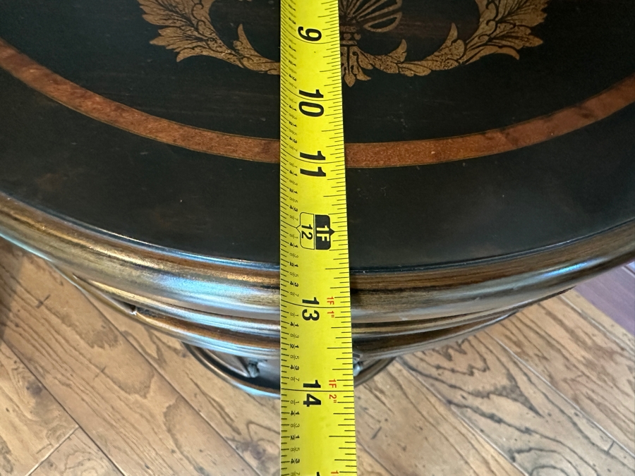 Regency Demilune Contemporary Accent Cabinet 21.5W x 13.5D x 32'H [Photo 6]