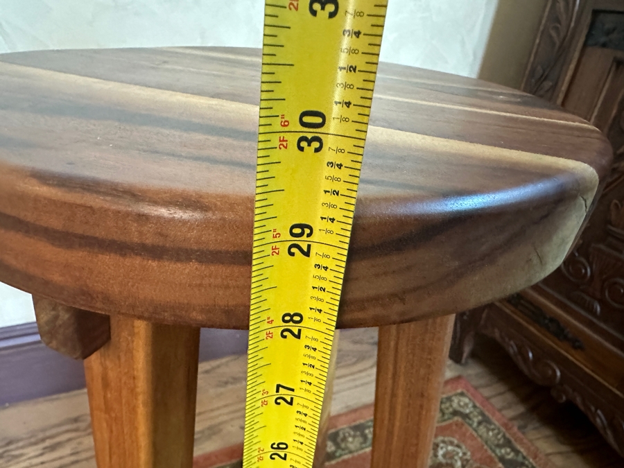 Solid Teak Barstool 29.5H [Photo 6]