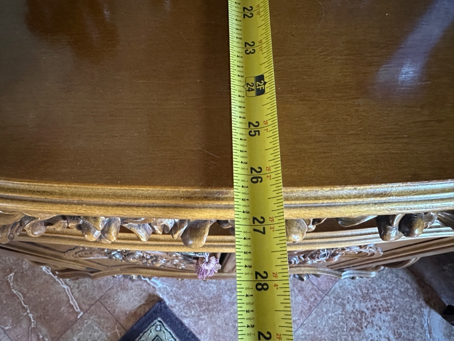 Heavy Decorative Corner Cabinet 38'W x 27.5D x 32'H [Photo 8]