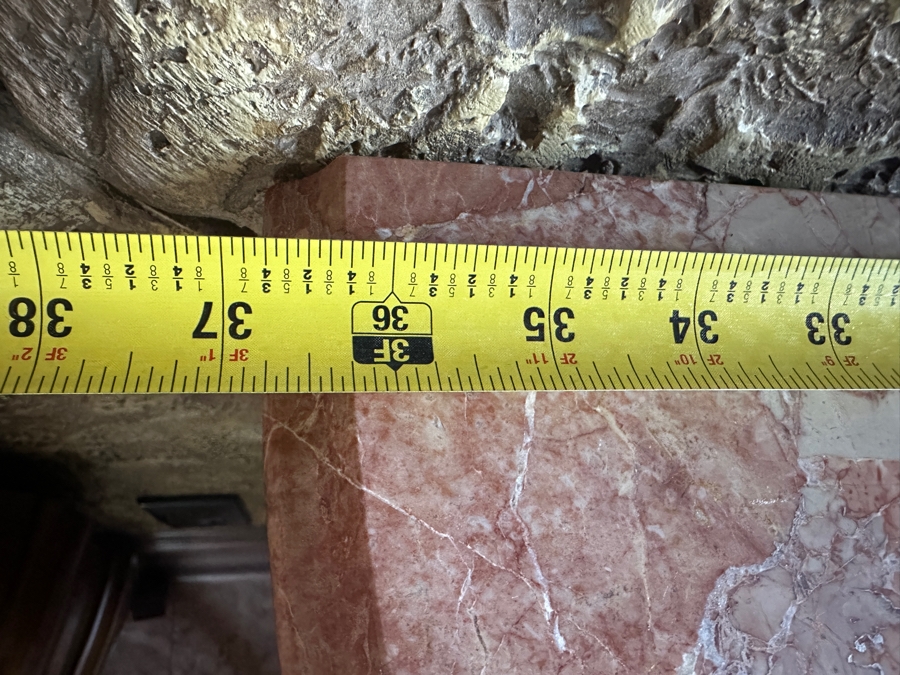 Italian Wooden Chest of Drawers with Marble Top 37'W x 15.5'D x 29'H [Photo 7]