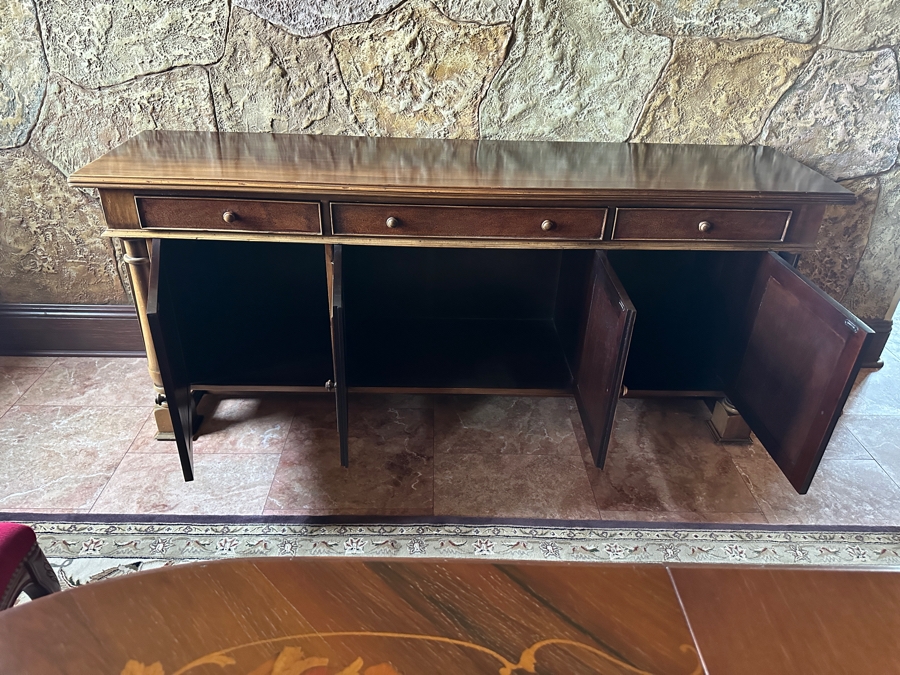 South Cone Trading Co. Wooden Buffet Cabinet with Drawers 77'W x 20'D x 32.5H Handmade in Peru [Photo 7]